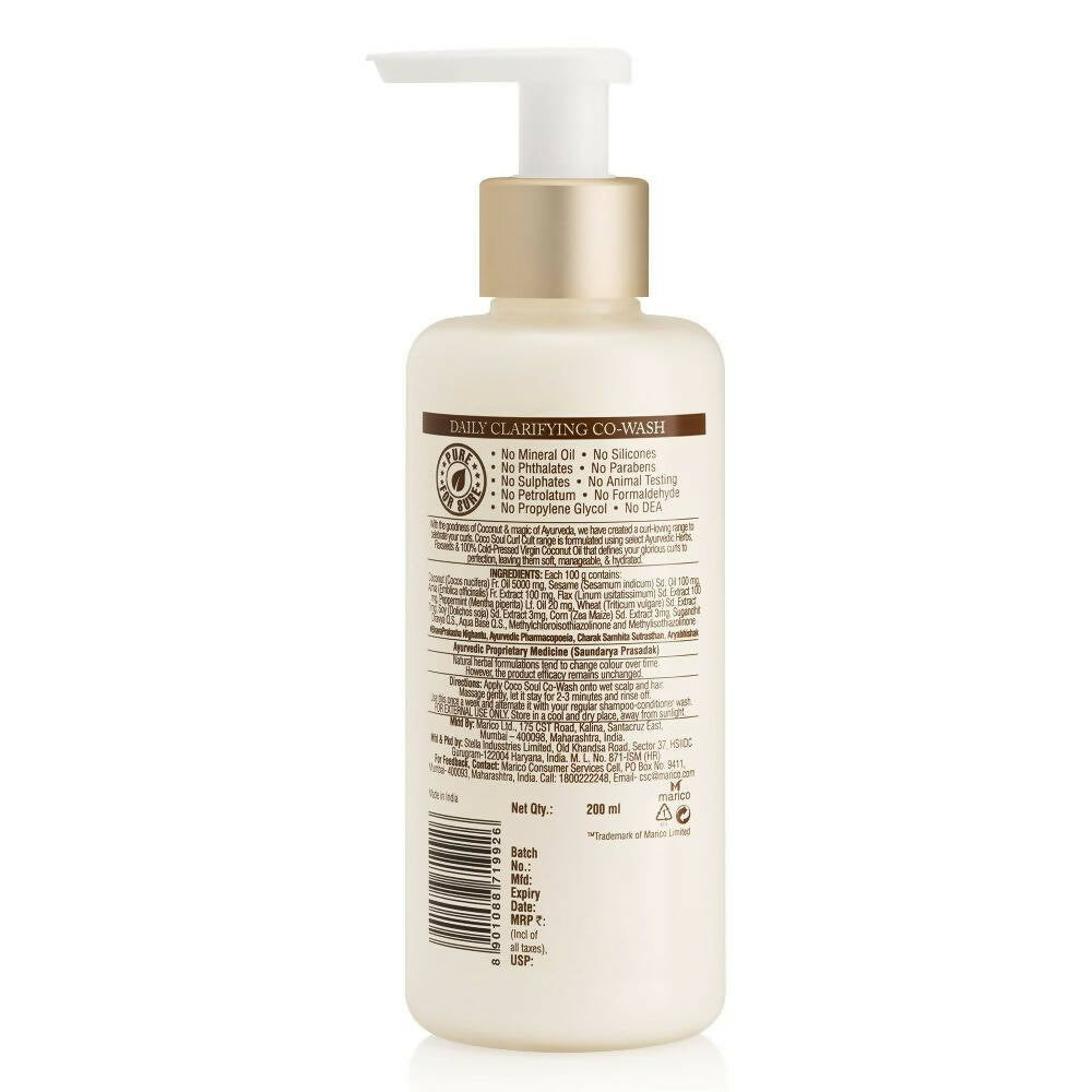 Coco Soul Curl Cult Daily Clarifying Co-Wash - Distacart
