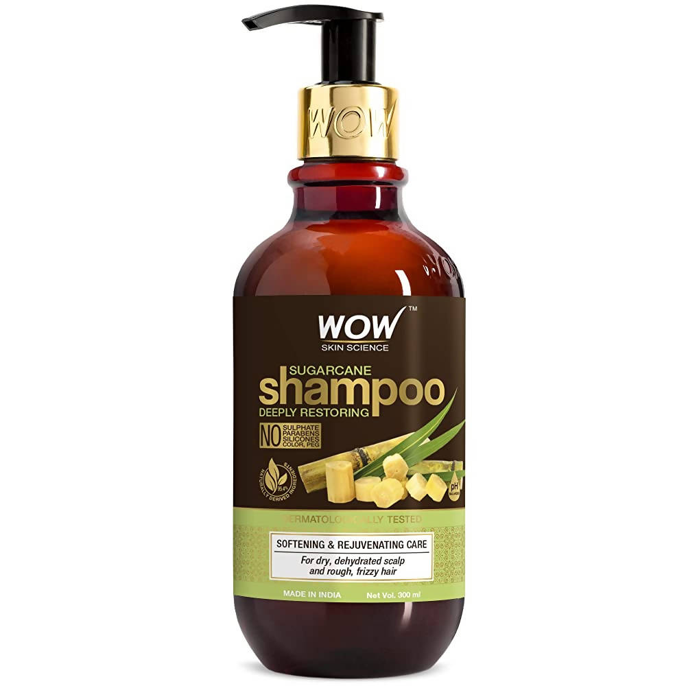 Wow Skin Science Sugarcane Shampoo - Distacart