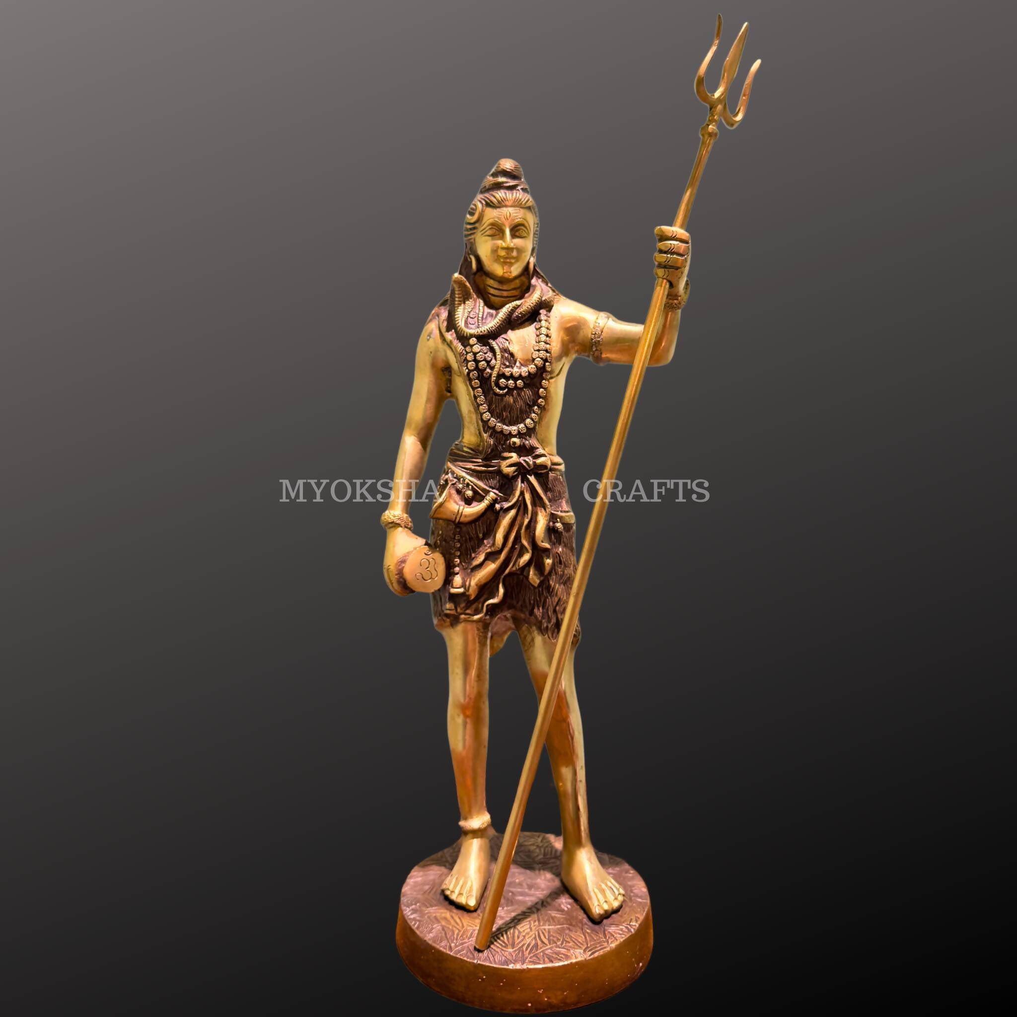 Brass Shiva Statue - Distacart