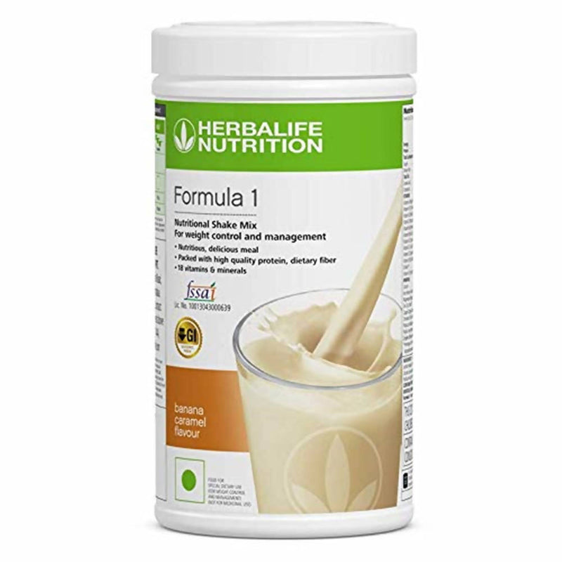 Herbalife Nutrition Formula 1 Nutritional Shake Mix Banana Caramel Flavour - Distacart