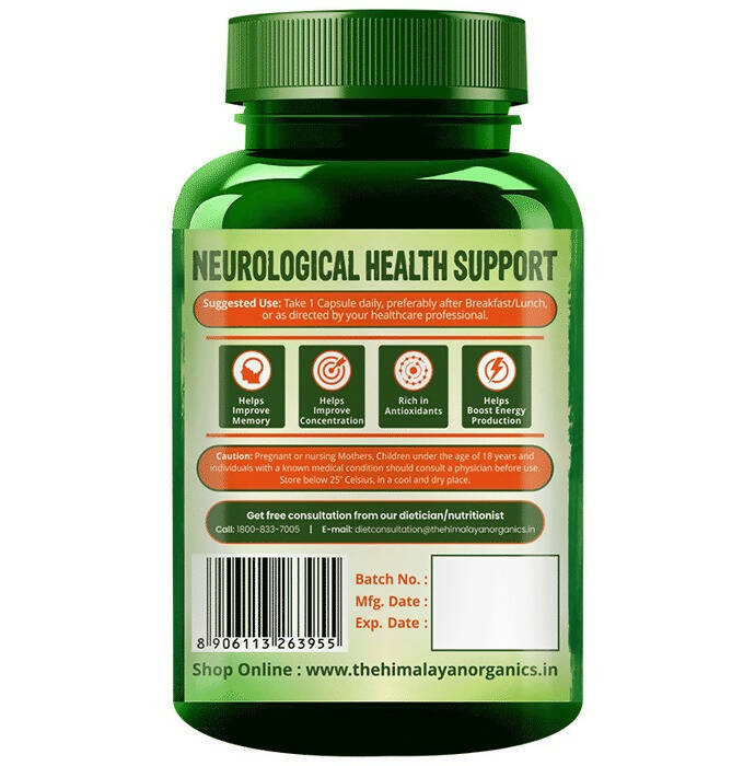 Himalayan Organics Plant-Based Vitamin B1 Capsules - Distacart