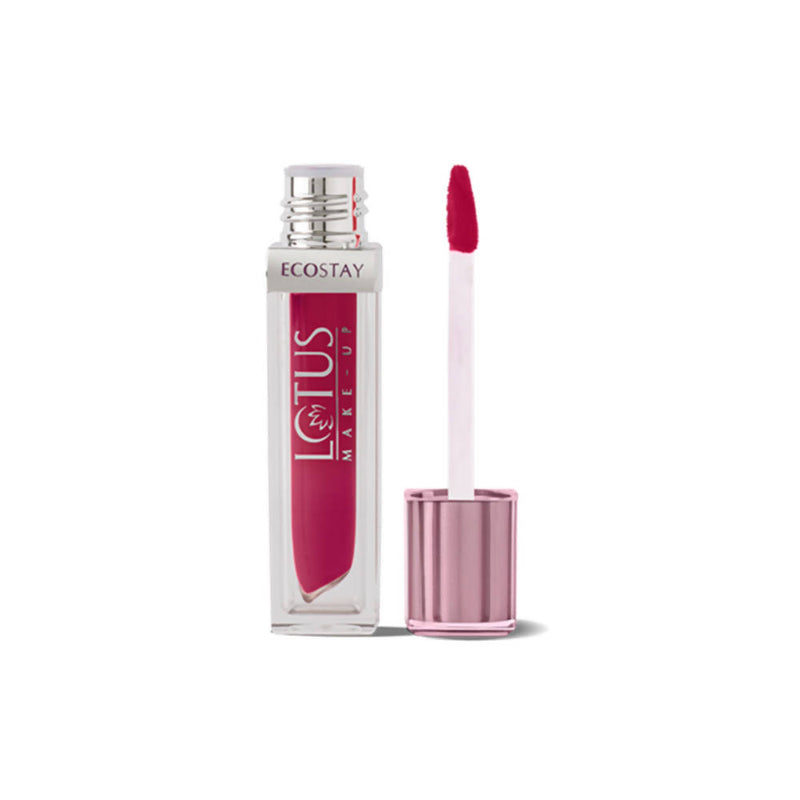 Lotus Make-Up Ecostay Matte Lip Lacquer - Rose Bloom (4 Gm) - Distacart