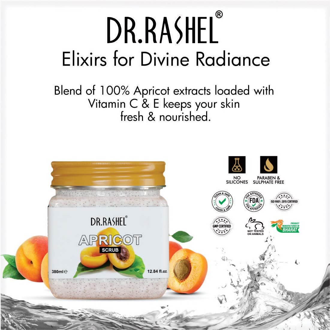 Dr.Rashel Apricot Scrub For Face And Body - Distacart