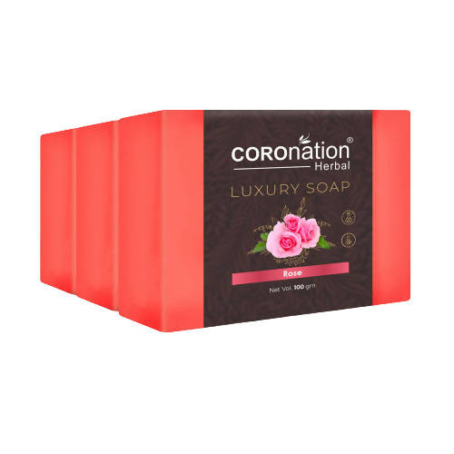 Coronation Herbal Pink Rose Luxury Soap - Distacart