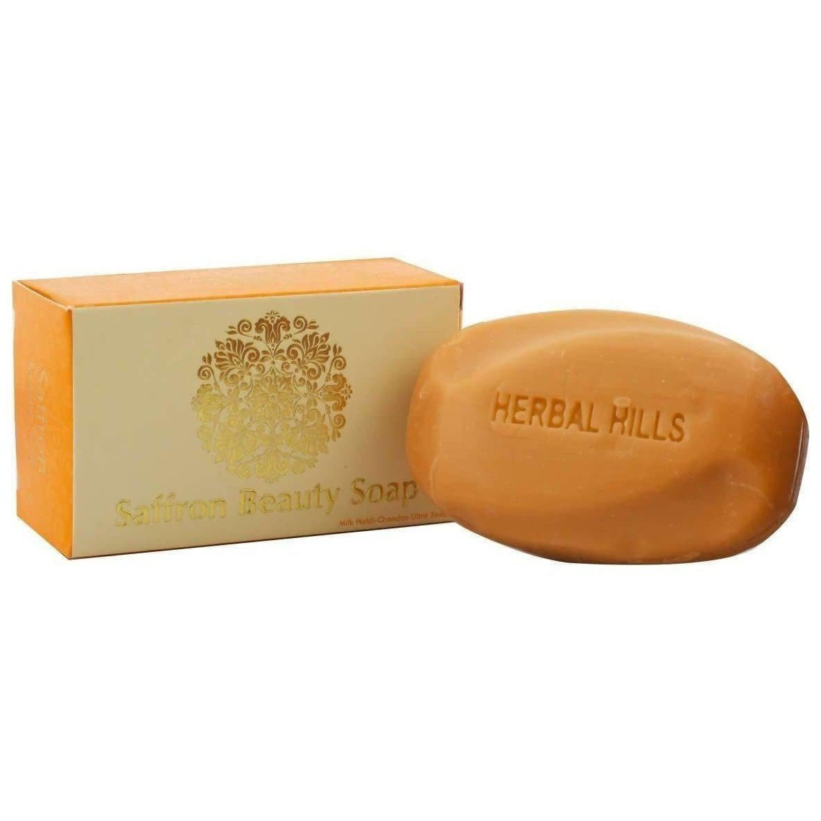 Herbal Hills Ayurveda Saffron Beauty Soap
