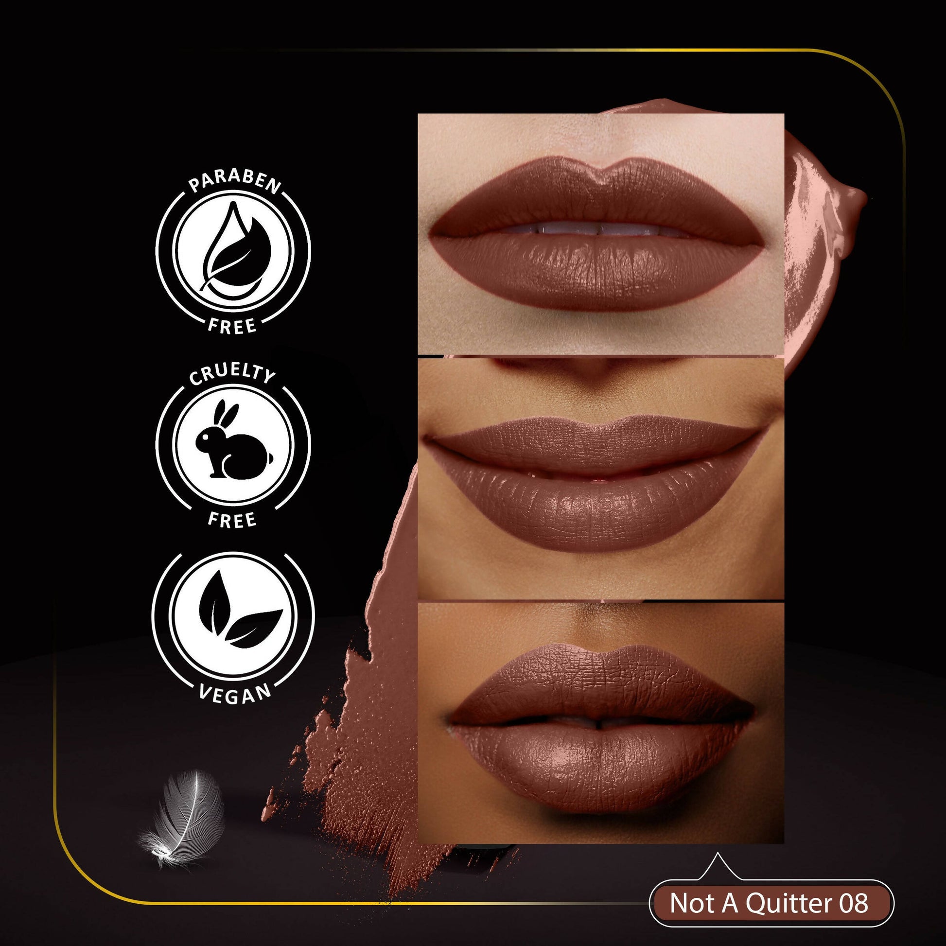 Faces Canada Comfy Matte Creme Lipstick - Not A Quitter 08 - Distacart