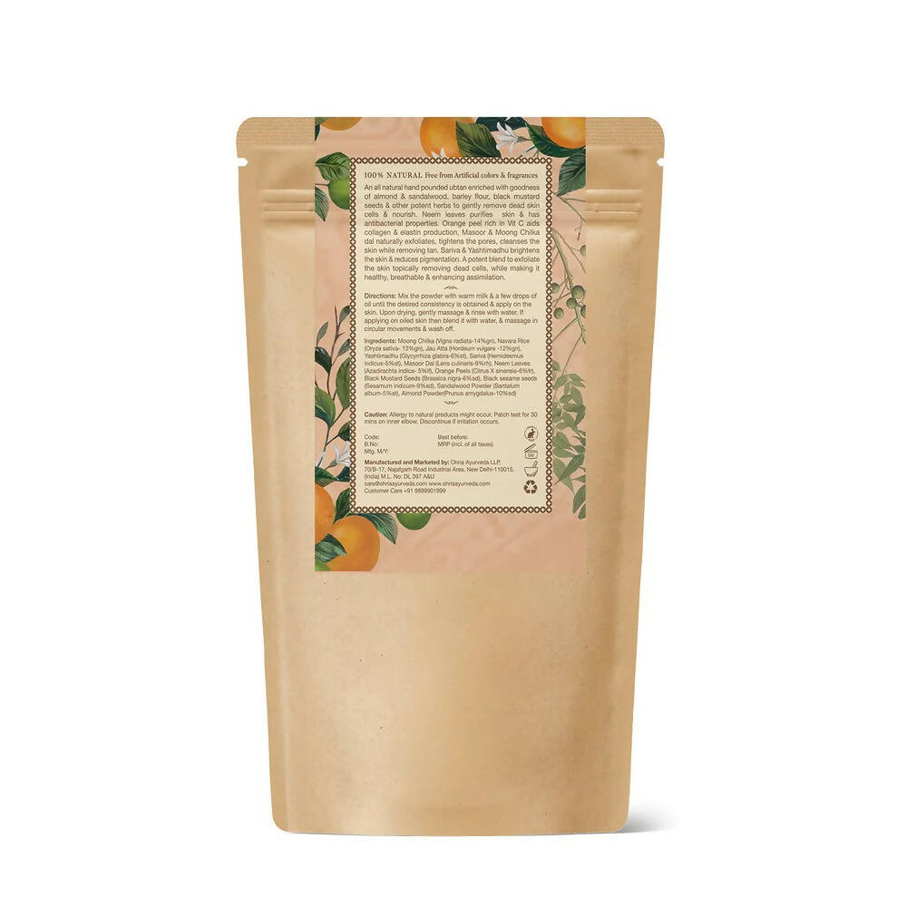 Ohria Ayurveda Tej Vardak Body Ubtan - Distacart