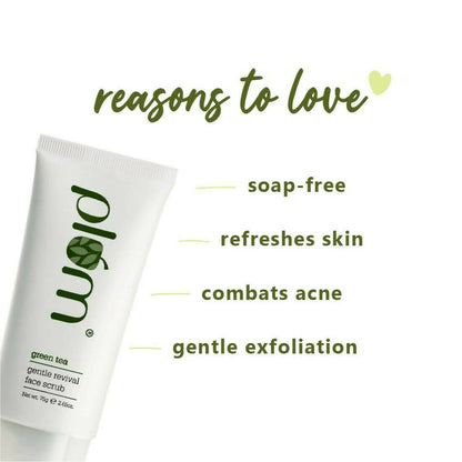 Plum Green Tea Gentle Revival Face Scrub - Distacart