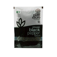 Thumbnail for Pure & Sure Organic Whole Black Pepper Whole