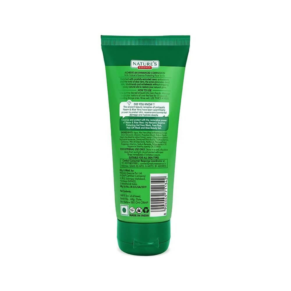 Nature's Essence Protecting Neem & Aloe Face Scrub - Distacart