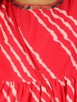 Thumbnail for Lil Drama Girls Kurta With Sharara Set - Pink - Distacart