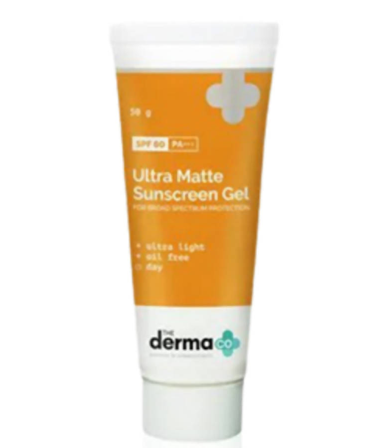 The Derma Co Ultra Matte Sunscreen Gel for Broad Spectrum Protection