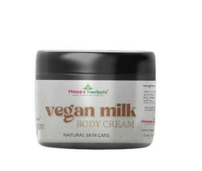 Happy Herbals Vegan Milk Body Cream - Distacart