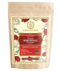 Thumbnail for Khadi Natural Organic Rose Petals Powder