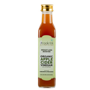 Praakritik Organic Apple Cider Vinegar With Fenugreek & Cinnamon - Distacart
