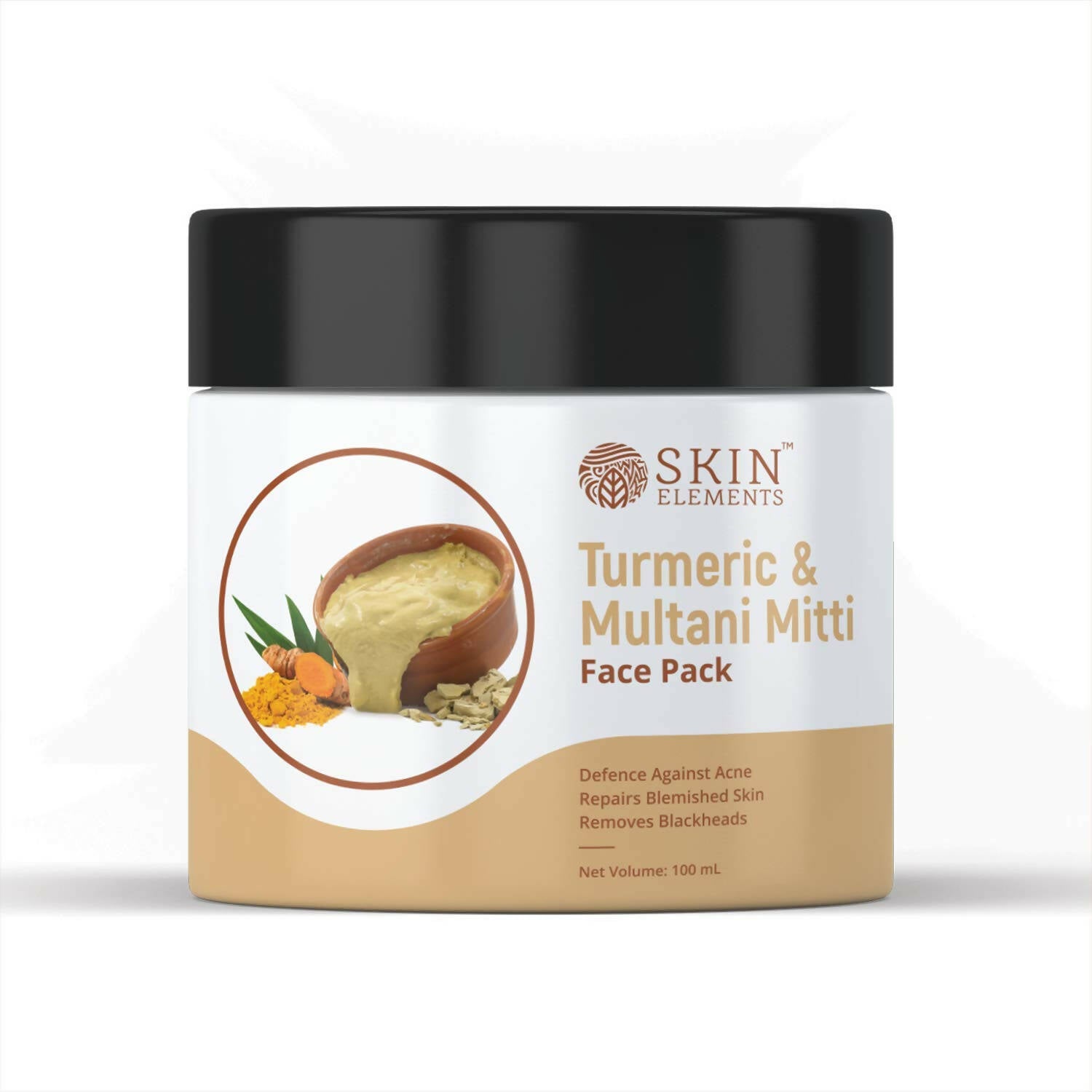 Skin Elements Turmeric and Multani Mitti Face Pack - Distacart