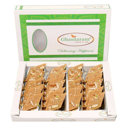 Ghasitaram Jaggery (Gud) Kaju Katli Sweets - Distacart