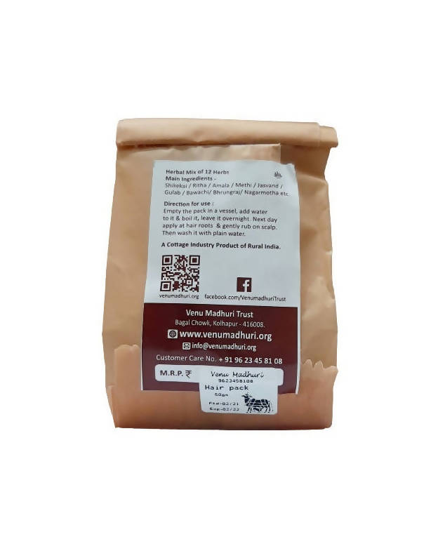 Venu Madhuri Herbal Hair Pack 50 gm