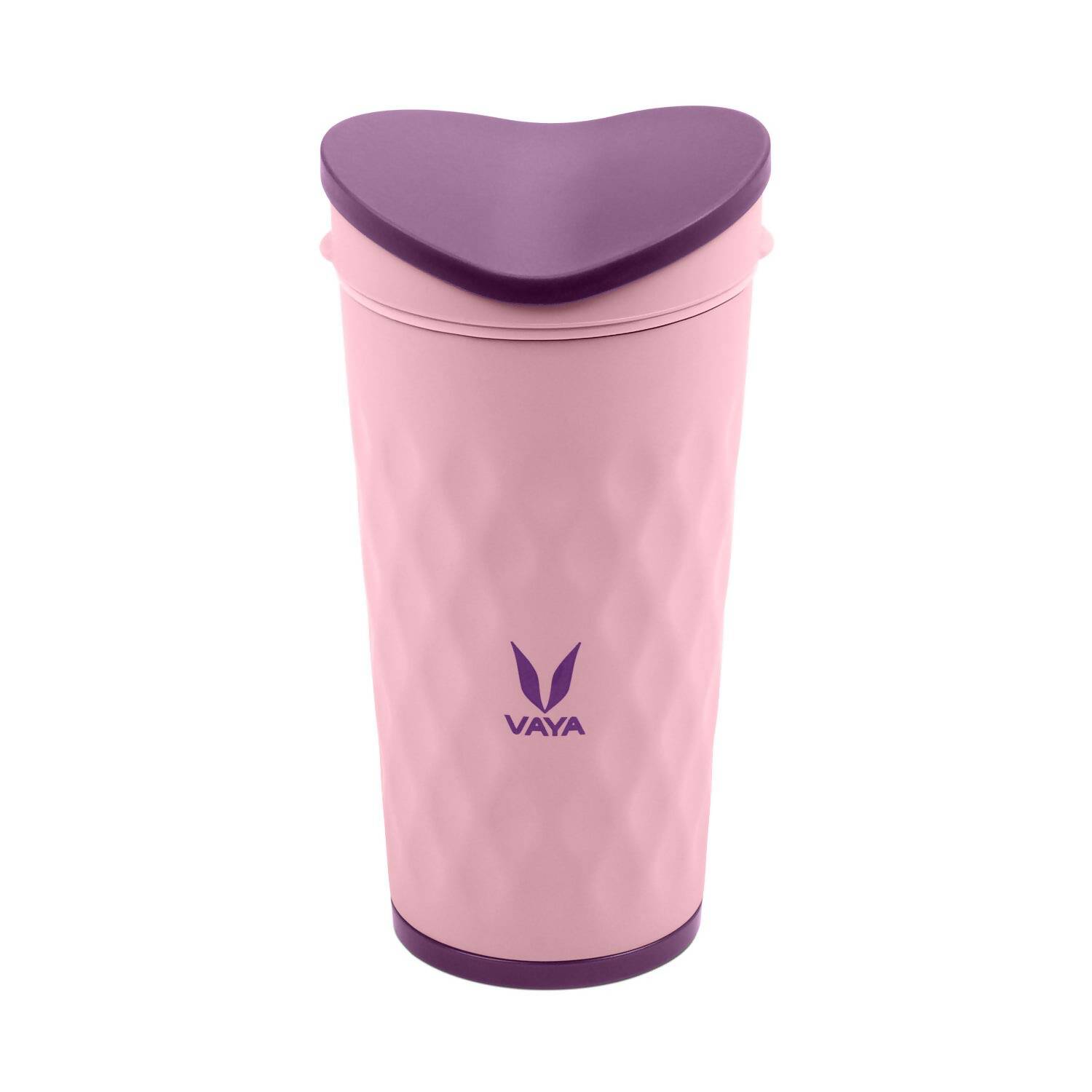 Vaya Drynk Kid'S Stainless Steel Tumbler With Spill-Proof Pediasafe Lid - 350ml (Pink) - Distacart
