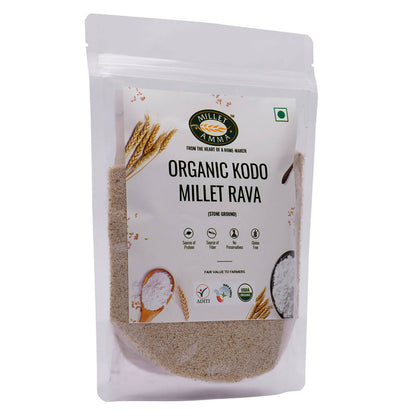 Millet Amma Organic Kodo Millet Rava - Distacart