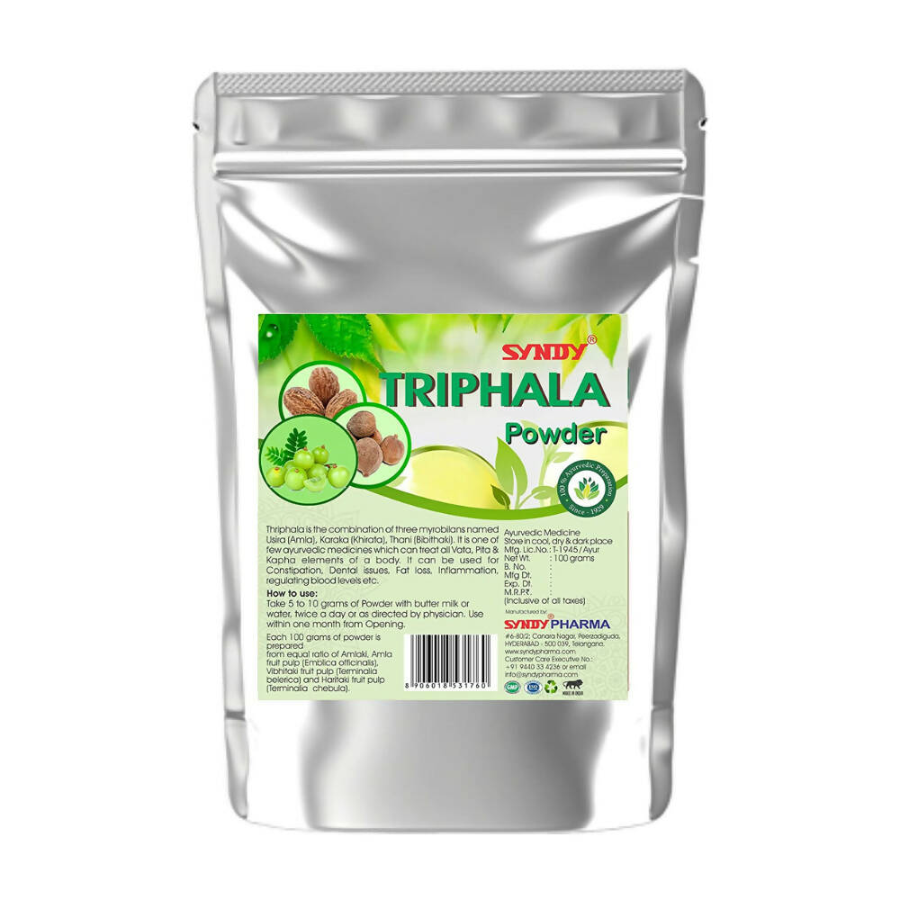 Syndy Pharma Triphala Powder - Distacart