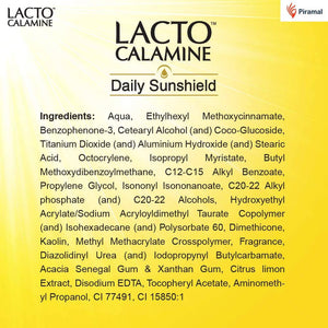 Lacto Calamine Daily Sunshield Matte Look Sunscreen SPF 50 PA +++ 50 gm