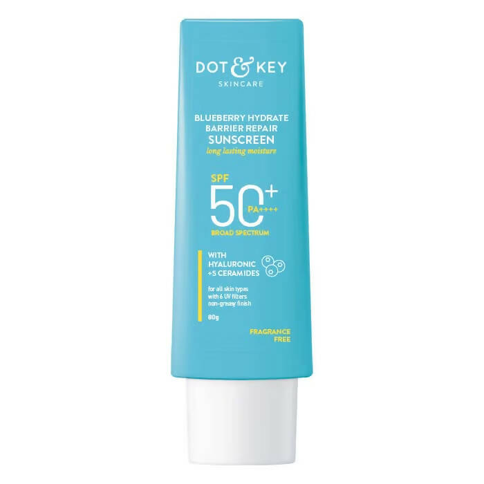 Dot & Key Blueberry Hydrating Barrier Repair Face Sunscreen SPF 50+ - Distacart