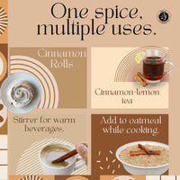 Thumbnail for Organic Ayurvedistan Ceylon Cinnamon Powder - Distacart