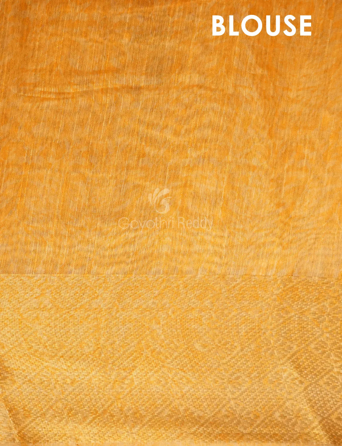 Baby Pink Colour With Golden Blouse Floral Print Semi Chanderi Saree By Gayathri Reddy Designer Studio - Distacart