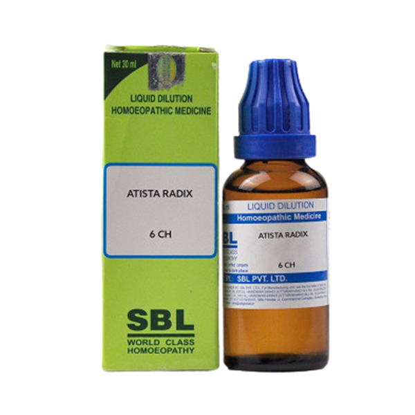 SBL Homeopathy Atista Radix Dilution
