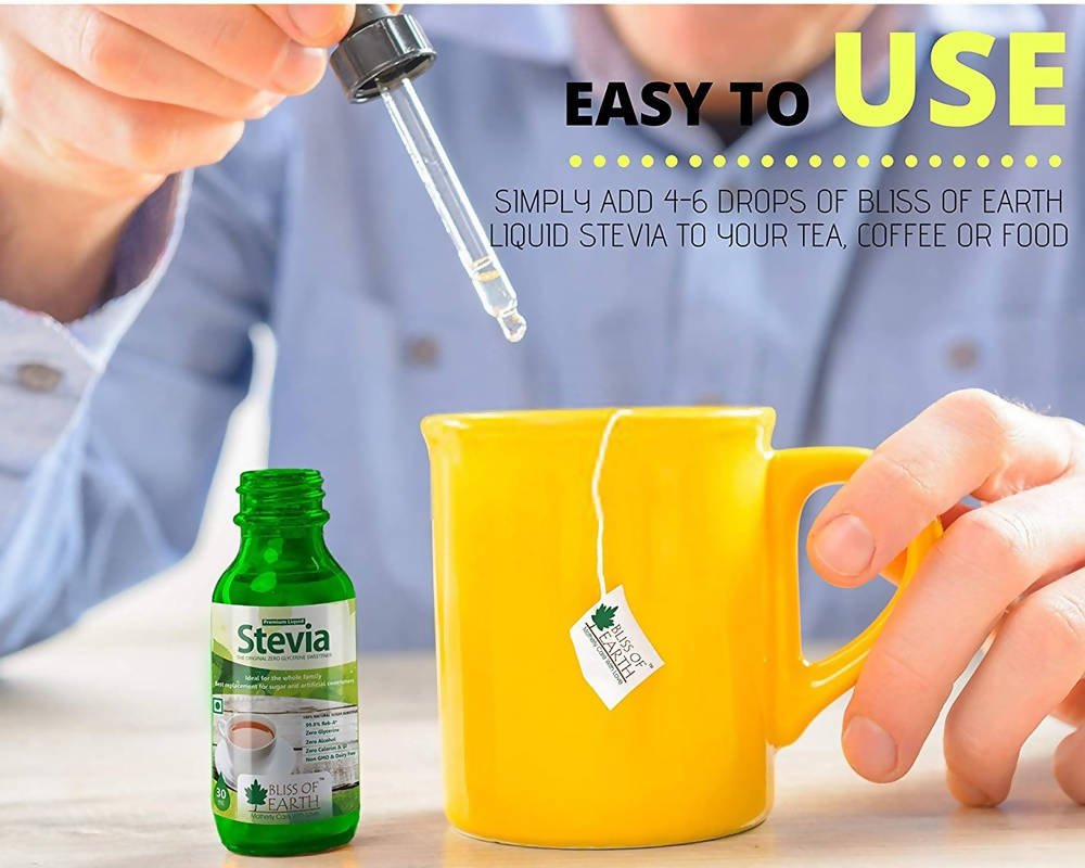 Bliss of Earth 99.8% REB-A Liquid Stevia - Distacart