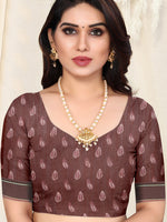 Thumbnail for Kalini Floral Block Print Saree - Distacart