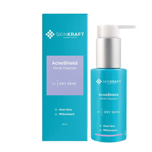SkinKraft AcneShield Facial Cleanser For Dry Skin - Distacart