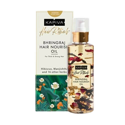 Kapiva Ayurveda Hair Rituals Bhringraj Hair Nourish Oil - Distacart