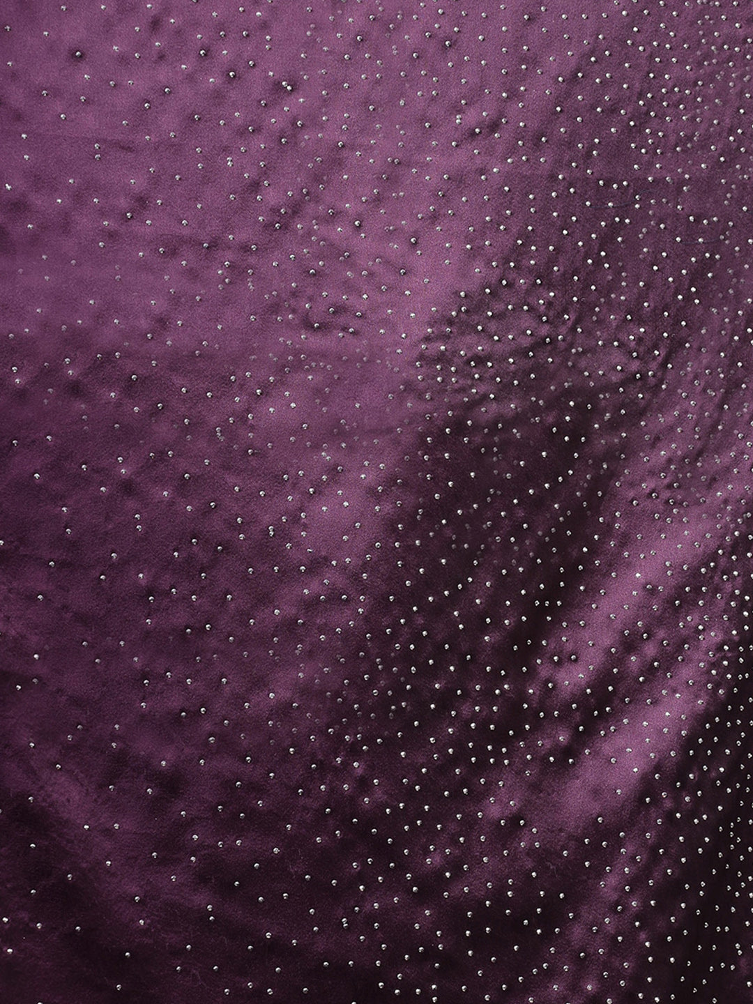 Mitera Purple Embellished Sequinned Saree - Distacart