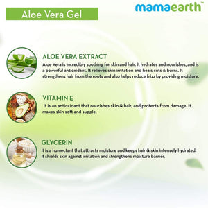 Mamaearth Aloe Vera Gel For SKin & Hair Benefits