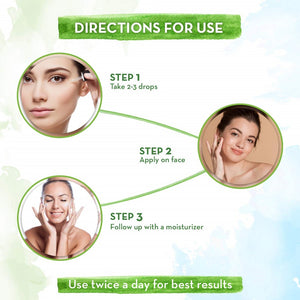 Mamaearth Tea Tree Face Serum For Acne & Pimples Directions