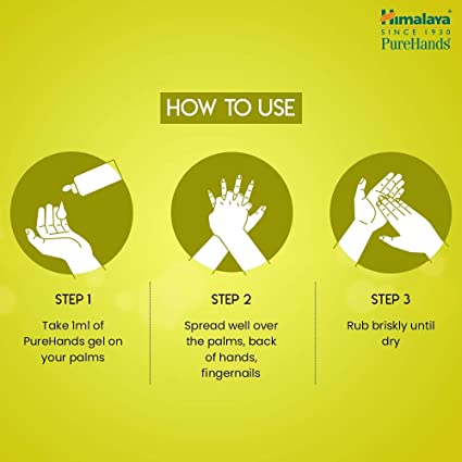 Himalaya Pure Hands Hand Sanitizer (Lemon) - Distacart