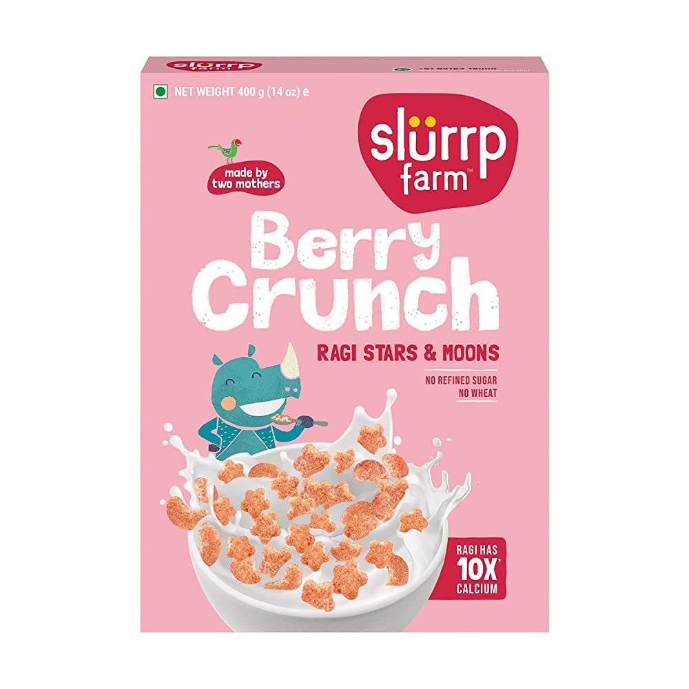Slurrp Farm Strawberry Stars and Moons Millet Crunch - Distacart