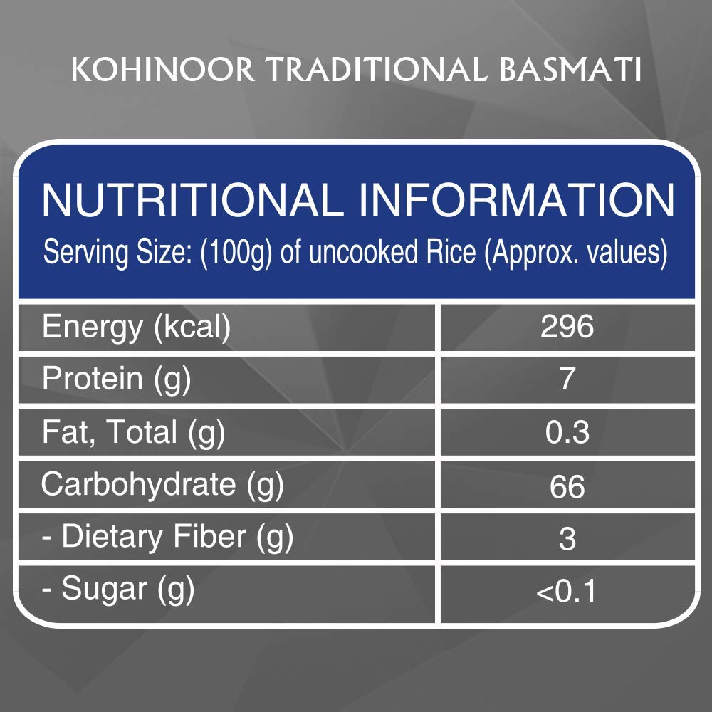 Kohinoor Platinum Authentic Basmati Rice