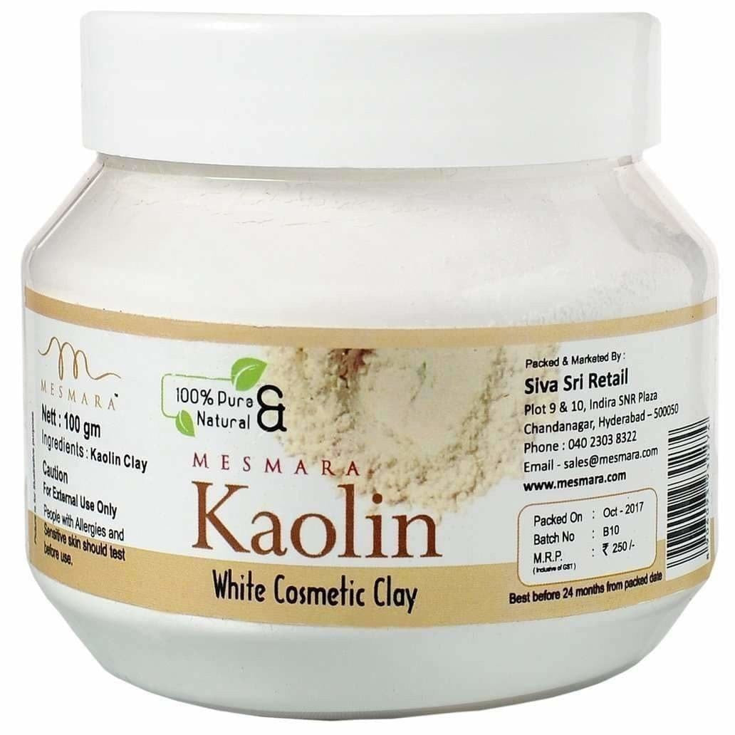 Mesmara Kaolin White Cosmetic Clay, 100g - Distacart