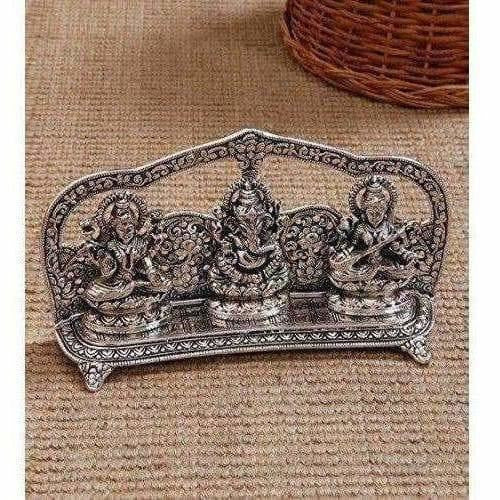 Laxmi Ganesha Saraswati Idol - Distacart