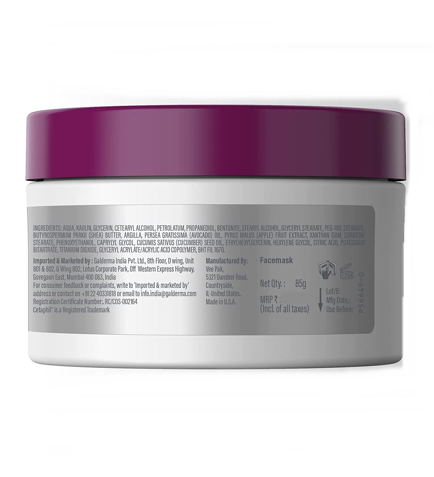 Cetaphil Pro Oil Control Face Purifying Mask - Distacart