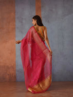 Thumbnail for Tikhi Imli Zari Organza Heavy Work Saree - Distacart