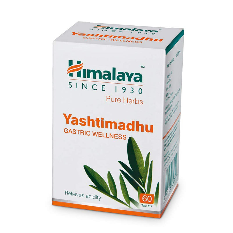 Himalaya Herbals - Yashtimadhu Gastric Wellness 60 Tablets - Distacart