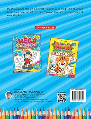 Dreamland Mega Colouring Book - Distacart