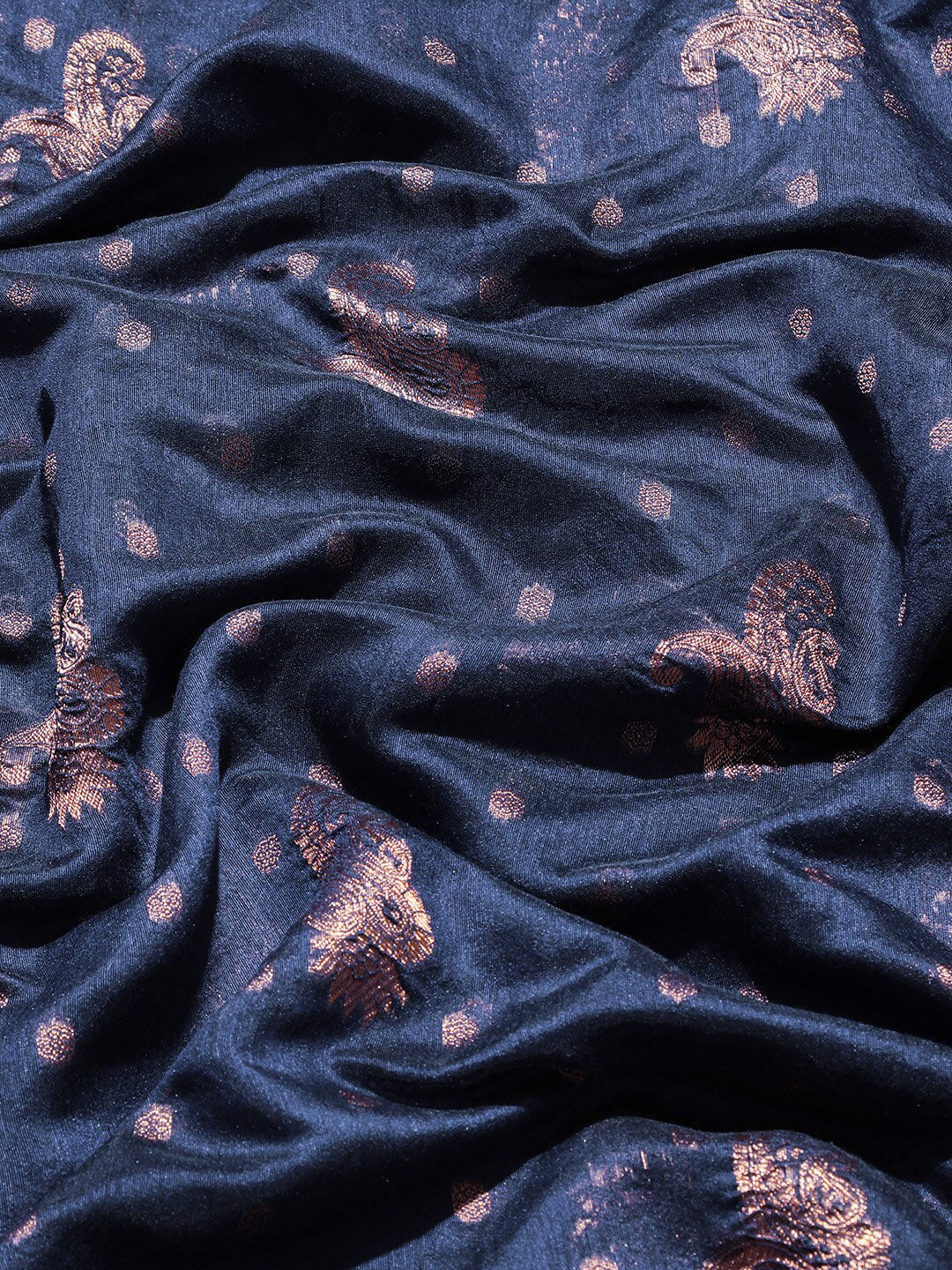 Kalini Ethnic Motifs Woven Design Zari Organza Saree - Distacart