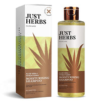 Thumbnail for Just Herbs Silky Strength Aloevera-Wheatgerm Moisturising Shampoo - Distacart