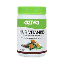 Thumbnail for OZiva Hair Vitamins (With Dht Blocker & Omega 3)