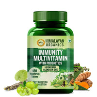 Thumbnail for Himalayan Organics Immunity Multivitamin with Probiotics Tablets - Distacart